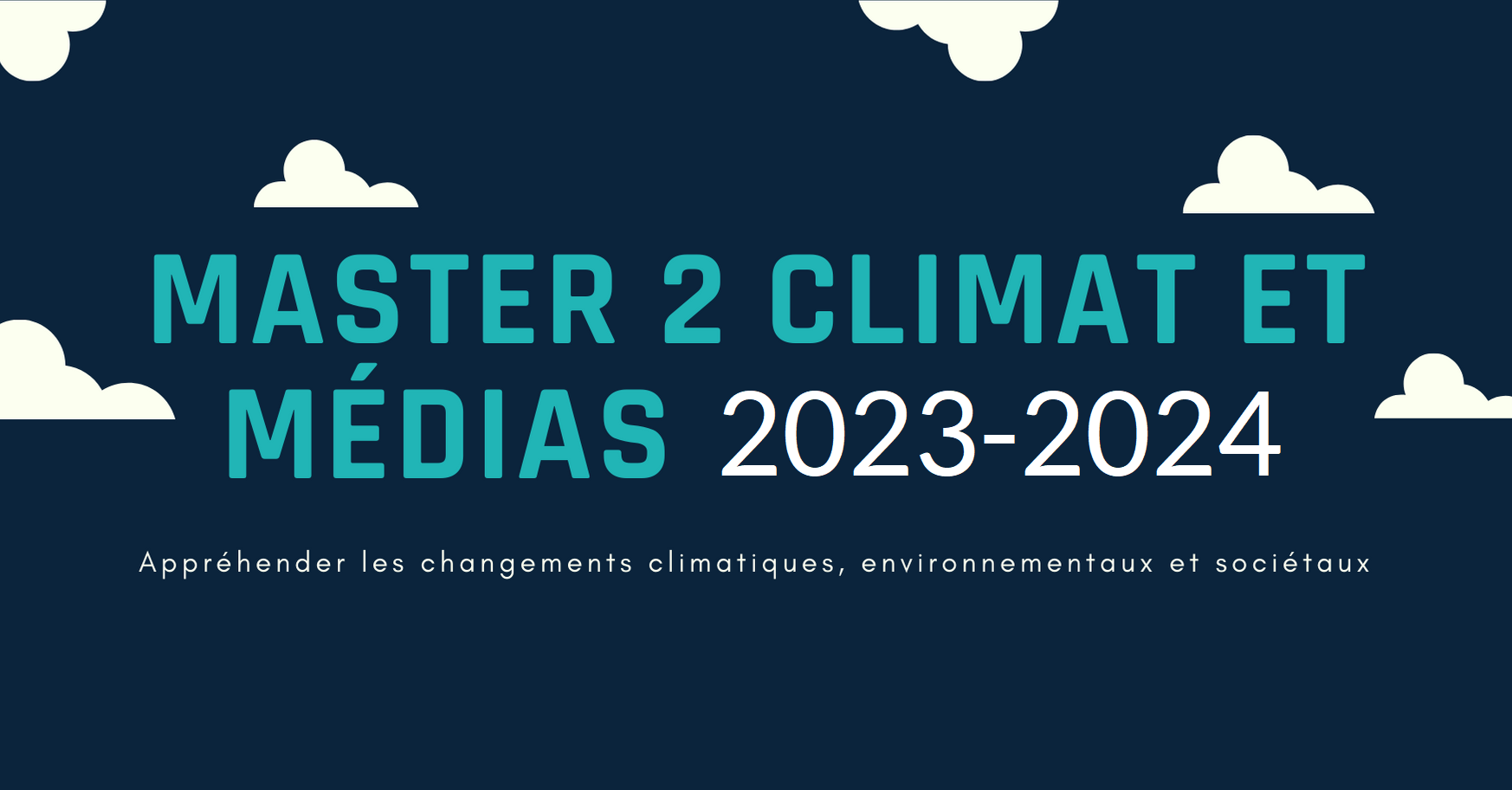 Accueil Master Climat et Médias (2023-2024)