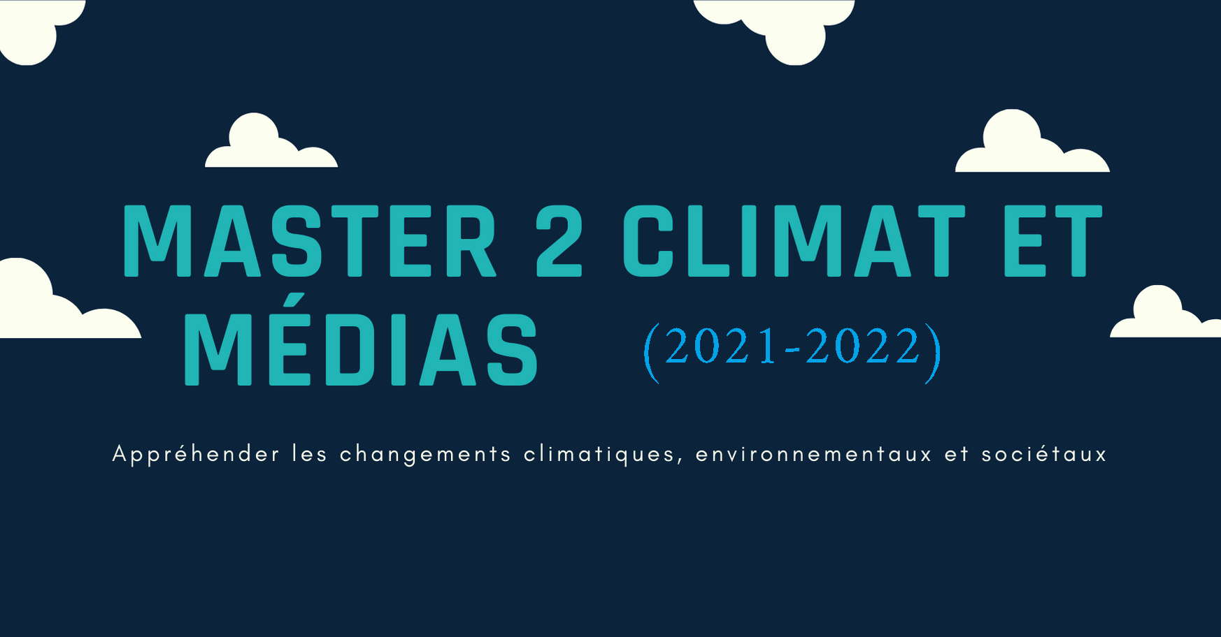 Accueil Master Climat et Médias (2021-2022)